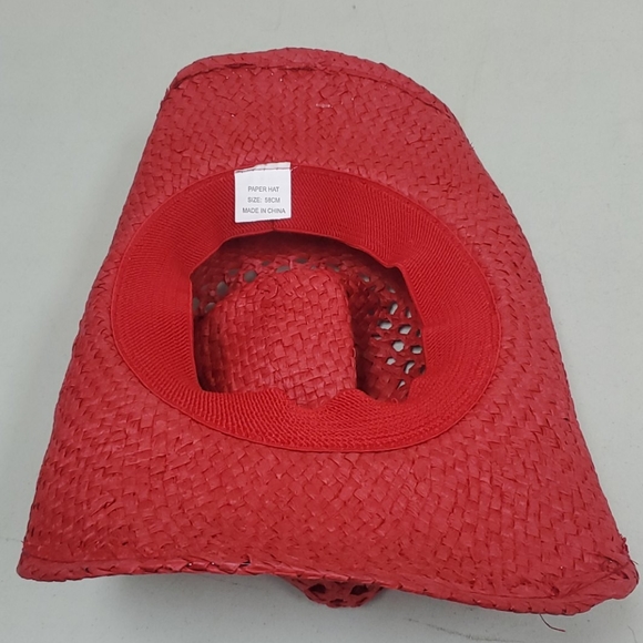 Straw Paper Hat - Picture 2 of 3